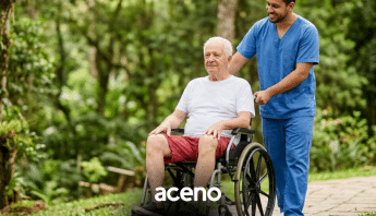 idoso-cadeirante-passeio-cuidador-enfermeiro