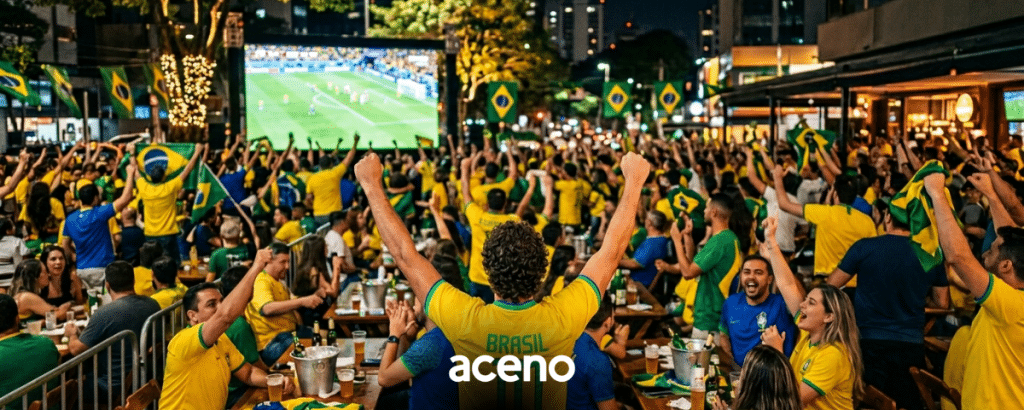 torcedor do brasil em dia de jogo da seleção brasileira