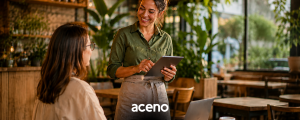 experiencia do cliente aceno funcionaria atendimento