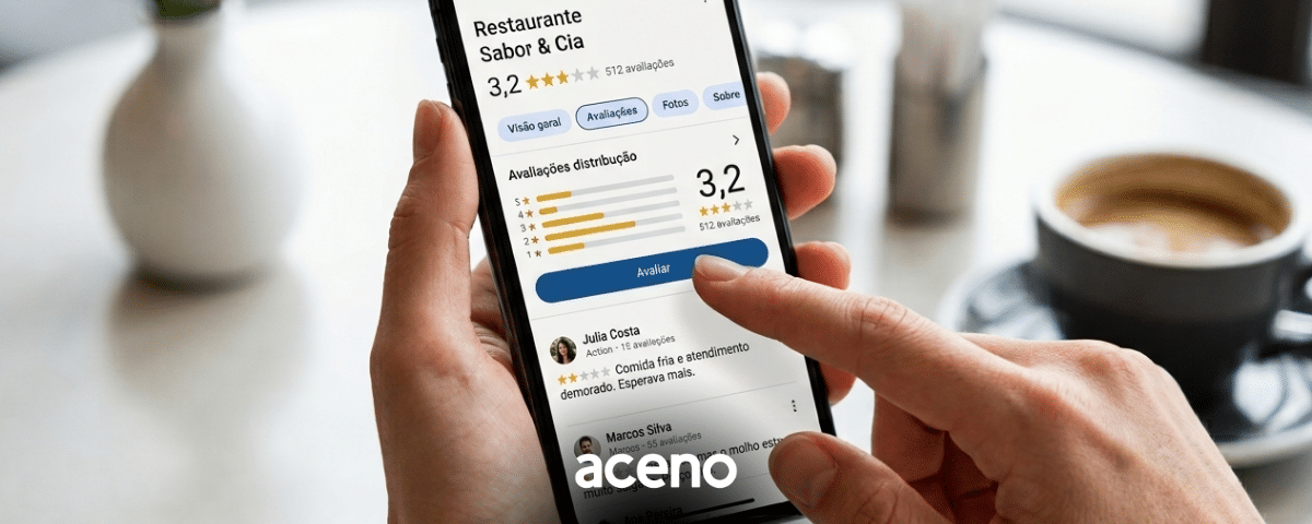 avaliação cafeteria restaurante google